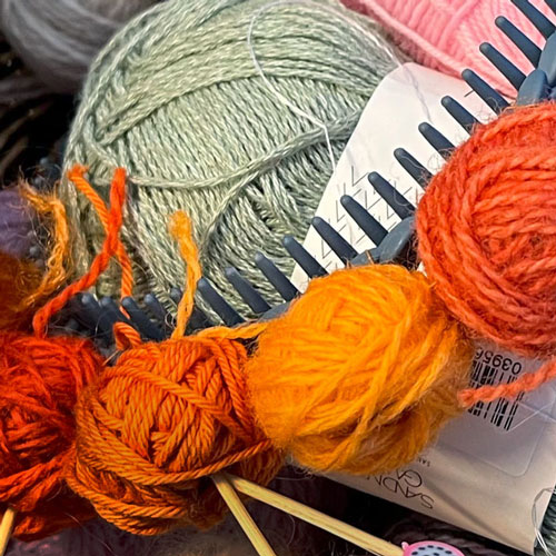 strikke<br>værksted